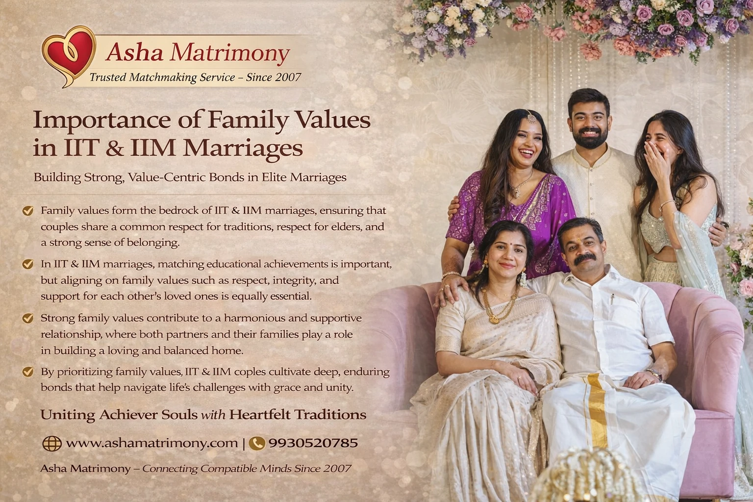 Family Values in IIT IIM Marriages