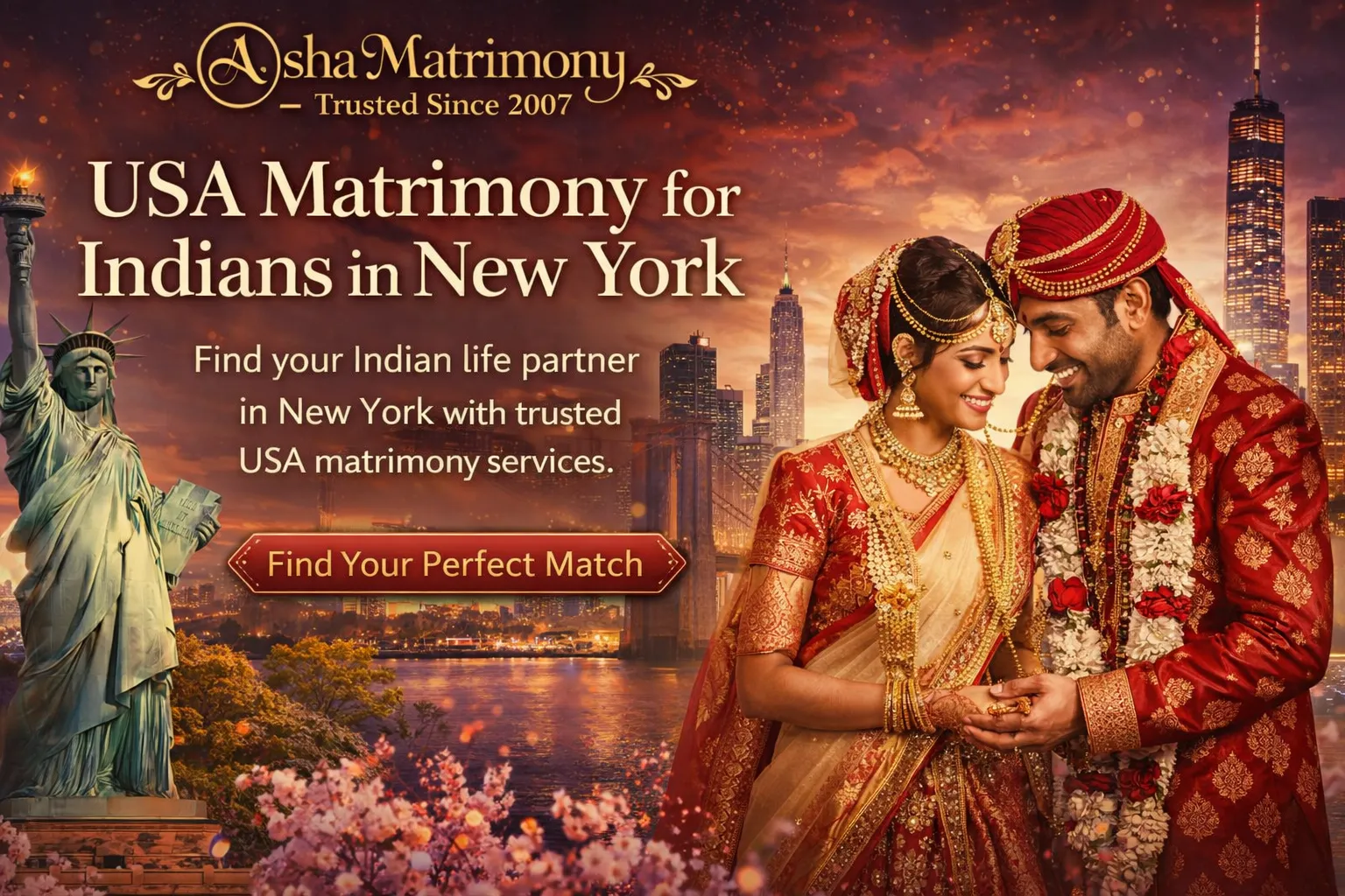 USA Matrimony for Indians in New York
